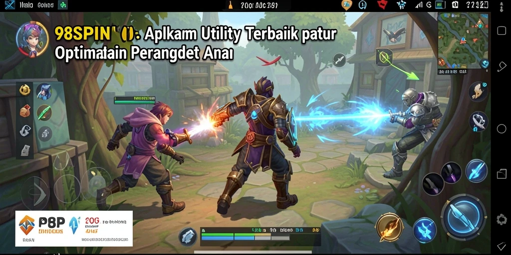 Tampilan antarmuka 98SPIN yang modern dan intuitif.