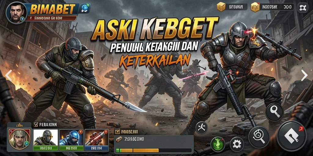 Screenshot menunjukkan aksi mendebarkan dalam gameplay BIMABET.