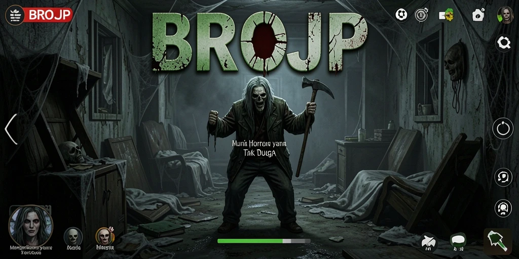 Tampak menegangkan, petualangan seram di dalam game HORROR.