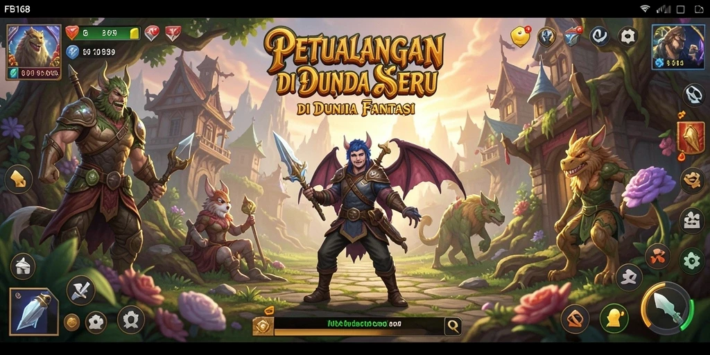 Screenshot gameplay FB168 menampilkan aksi seru dalam dunia petualangan.