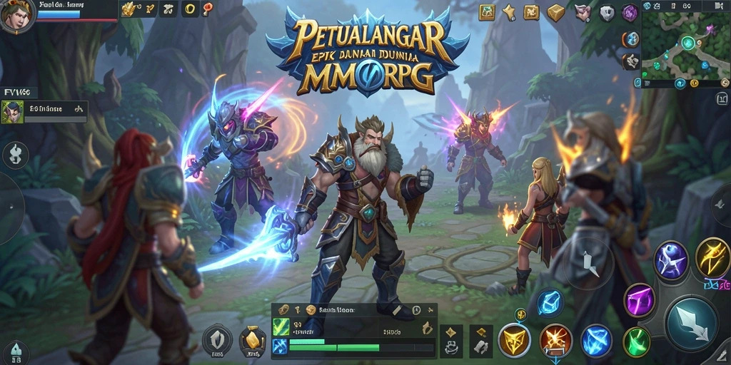 Tampilan mendebarkan dari permainan MMORPG FW66 dengan aksi seru.