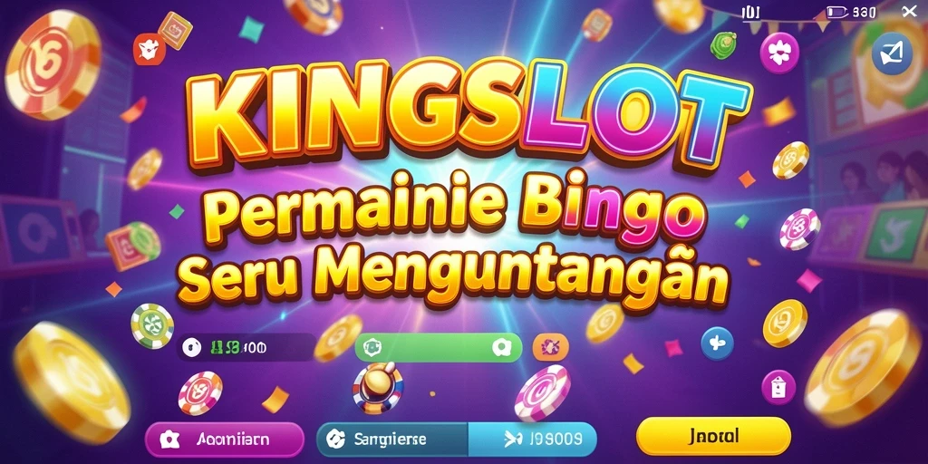 Tampilan gameplay KINGSLOT yang menarik dan penuh warna.