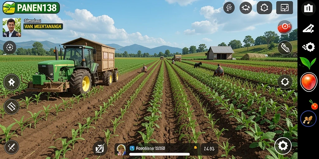 Tangkapan layar utama dari gameplay menarik di PANEN138.