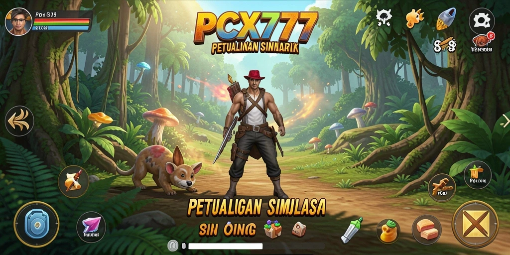 Tangkapan layar gameplay PCX777 menunjukkan aksi simulasi yang seru dan mendebarkan.