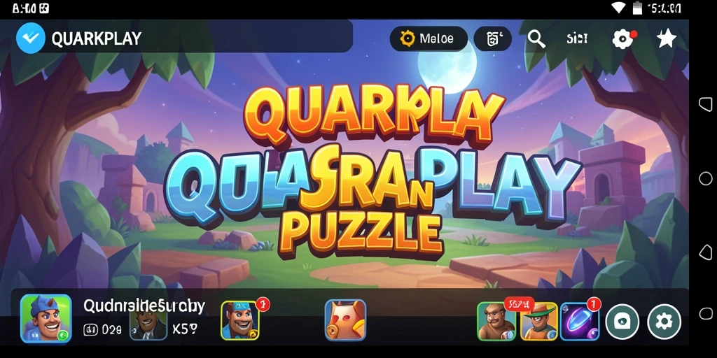 Gameplay seru dan menantang dalam QUARKPLAY dengan puzzle menarik.