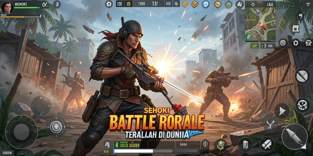 Gameplay intens dalam SEHOKI menunjukkan strategi dan aksi di arena.