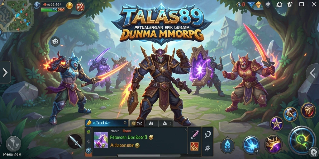 Tampilan menarik dari gameplay TALAS89 yang menampilkan pertarungan epik.